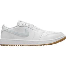 Nike White Golf Shoes Nike Air Jordan 1 Low G M - White/Gum Medium Brown/Pure Platinum