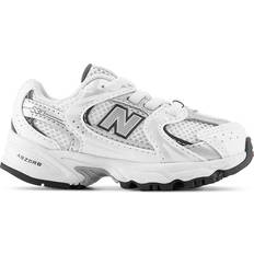 Running Shoes New Balance Kid's 530 Bungee - White/Natural Indigo/Silver Metallic