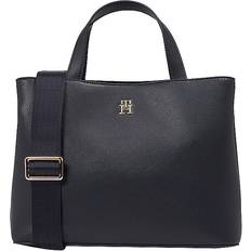 Tommy Hilfiger Handbags Tommy Hilfiger Essential Signature Tape Satchel SPACE BLUE One Size