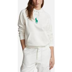 Polo Ralph Lauren Jumpers Polo Ralph Lauren Loopback Cotton-Jersey Hoodie White