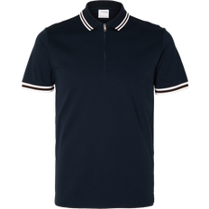 Selected Men T-shirts & Tank Tops Selected Zipped Polo Shirt