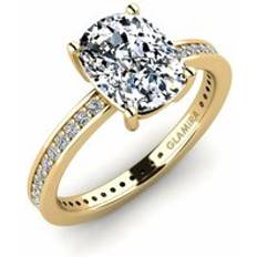 Brass Jewellery Glamira A Bellisa Ring - Gold/Diamonds