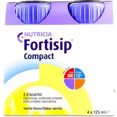 Sodium Nutritional Drinks Nutricia Fortisip Compact Vanilla 4x125ml 4