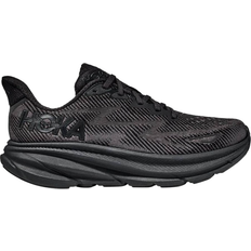 Hoka Black - Men Running Shoes Hoka Clifton 9 M - Black