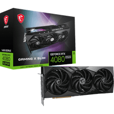 GeForce RTX 4080 Super Graphics Cards MSI GeForce RTX 4080 SUPER GAMING X SLIM 2xHDMI 2xDP 16GB