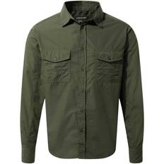 Polyester Shirts Craghoppers Kiwi Long Sleeve Shirt - Cedar