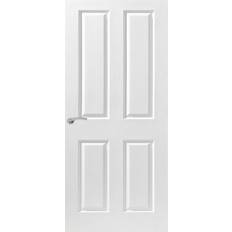 Cheap Doors Wickes Chester White Grained Moulded 4 Panel Interior Door (76.2x198.1cm)