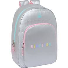 Benetton School Backpack - Silver