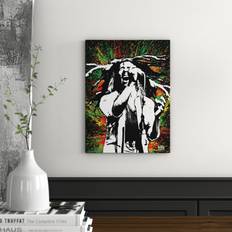 East Urban Home Bob Marley Paint Canvas