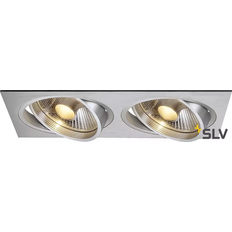 SLV New Tria 2 Brushed Aluminium Spotlight