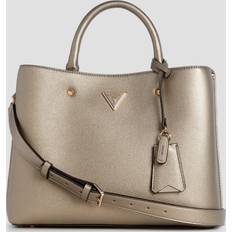 Gold Messenger Bags Guess Meridian Studded Handbag Silver T/U