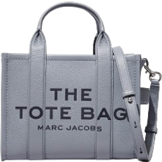 Credit Card Slots Totes & Shopping Bags Marc Jacobs The Leather Small Tote Bag - Wolf Grey