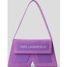 Karl Lagerfeld Hobo Bags Icon K Shoulderbag Suede violet Hobo Bags for ladies unisize