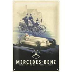 Nostalgic-Art Plåtskylt retrostil, Mercedes-Benz Silver Arrow