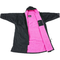 XL Outerwear Dryrobe Advance Long Sleeve - Black/Pink