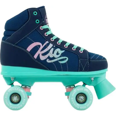 ABEC-7 Roller Skates Rio Roller Lumina Quad Skates - Navy/Green