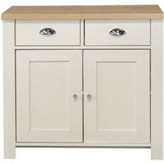 Oaks Cabinets Birlea Highgate Cream/Oak Sideboard 79x81.3cm