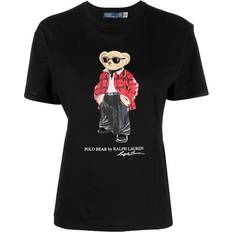 Polo Ralph Lauren Holiday Bear Cotton-Jersey T-shirt - Black