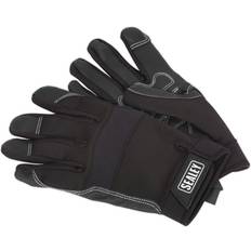 Sealey Tactouch Mechanics Gloves Black Red