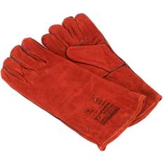 Sealey Leather Welding Gauntlets Lined Pair
