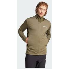 Adidas Men - Multicoloured Jackets adidas Men Terrex Multi Light Fleece Full Zip Jacket Brown