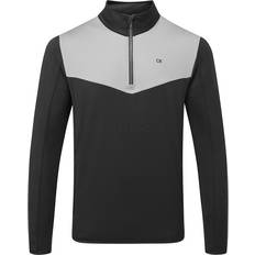 Calvin Klein Sportswear Garment Clothing Calvin Klein Traverse 1/2 Zip Golf Sweater Grey/Black C9778