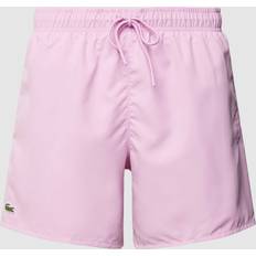 Lacoste Swimwear Lacoste Men's Light Quick-Dry Swim Shorts Pink Green
