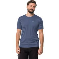 Jack Wolfskin T-shirts & Tank Tops Jack Wolfskin Men's Mens Tech Short Sleeve T-Shirt Evening Sky 38/Regular evening sky