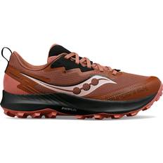 Suede - Women Running Shoes Saucony Peregrine GTX Red
