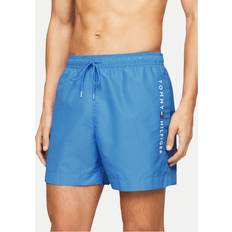 Tommy Hilfiger M - Men Swimwear Tommy Hilfiger Original Logo Mid Length Swim Shorts BLUE SPELL