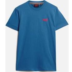 Superdry T-shirts & Tank Tops Superdry Men's Men's Essential Logo Embroidered T-Shirt Monaco Blue 42/Regular