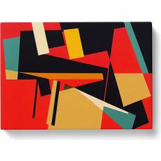 Metro Lane Suprematism Modern Art Vol.2 Multicolor Framed Art 50x35cm