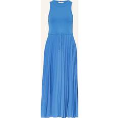 Tommy Hilfiger M - Women Dresses Tommy Hilfiger Women's Rib Tank Pleated Womens Midi Dress Blue Spell blue spell