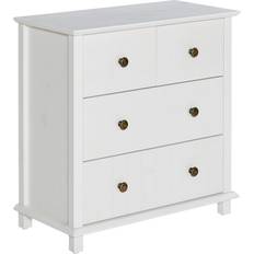 Marlow Home Co. Poway White Chest of Drawer 60x64cm