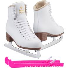 Jackson Ultima Mystique Figure Ice Skates for Women and Girls Bundle with Guardog Skate Guards