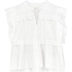 GOTS (Global Organic Textile Standard) Blouses Skall Studio Gaya Top - Optic White