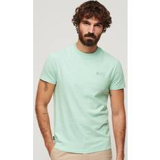 Superdry T-shirts & Tank Tops Superdry Men's Organic Cotton Essential Logo T-Shirt Green