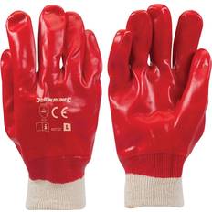 Silverline Work Gloves Silverline Red PVC Gloves