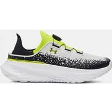 Under Armour 43 ⅓ - Unisex Running Shoes Under Armour SlipSpeed Mega Running Shoes, Men's, M13/W14.5, White/Black/Neon Yellow