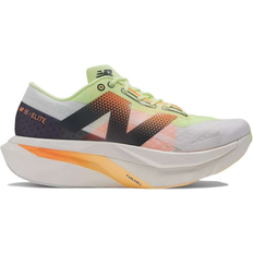 New Balance Knit Fabric Sport Shoes New Balance FuelCell SuperComp Elite v4 M - White/Bleached Lime Glo/Hot Mango
