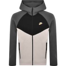 Nike Cotton Outerwear Nike Sportswear Tech Fleece Windrunner Men's Hooded Jacket - Light Orewood Brown/Iron Grey/Black/Metallic Gold