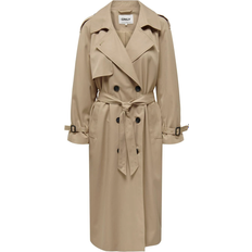 XL Coats Only Chloe Double Breasted Trenchcoat - Brown/Tannin