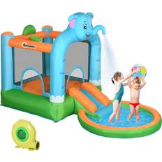 OutSunny Bouncy Castle Inflatable Water Park 4 in 1
