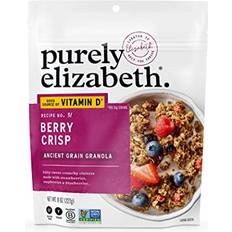 Purely Elizabeth Gluten Free Ancient Grain Granola Salty-Sweet Crunchy Clusters Berry Crisp