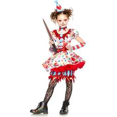 Seeing Red Girls Scary Clown Costume