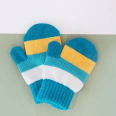 Blade & Rose Bright Striped Mittens 2-6 Years Blue/Red/Yellow