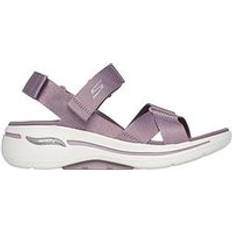 Skechers 8.5 Slippers & Sandals Skechers Go Walk Arch Fit Strappy Sandals Lavender, Purple, 6, Women
