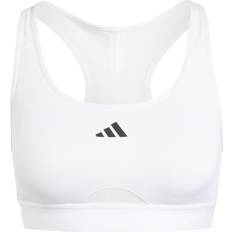Adidas Sportswear Garment Bras adidas Power Racer 3-Stripes Sports Bras Women white