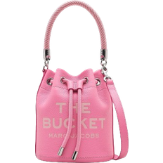Polyester Bucket Bags Marc Jacobs The Leather Bucket Bag - Petal Pink
