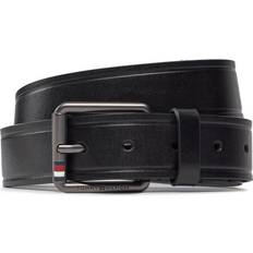 Tommy Hilfiger Belts on sale Tommy Hilfiger Casual Leather Signature Buckle Belt BLACK UK38in